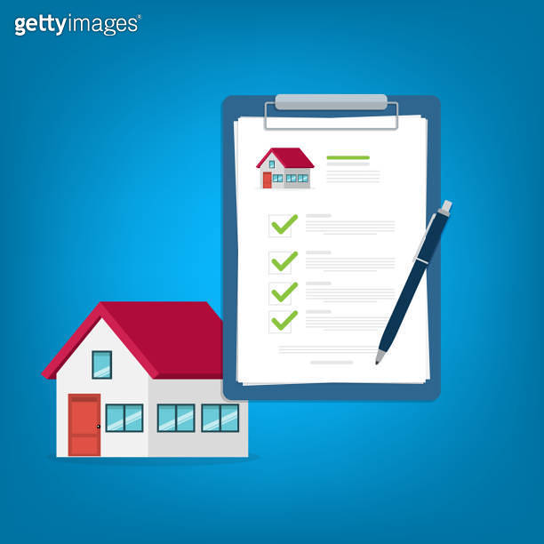 Buy ore rent house contract. Real estate document, mortgage documents