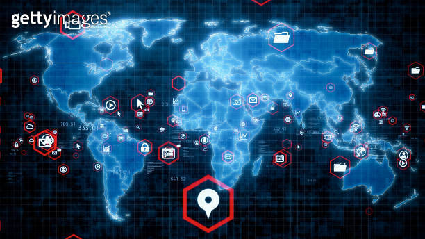 Global network concept World map - 1459230826 