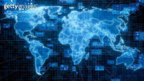 Global network concept World map - 1459471985 