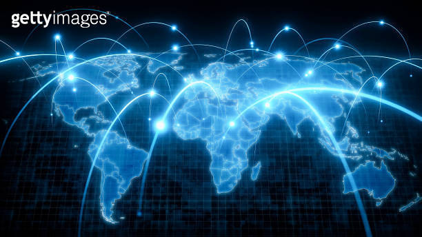 Global network concept World map - 1459472422 
