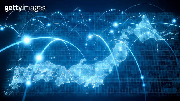 Communication network of Japan - 1459347486 