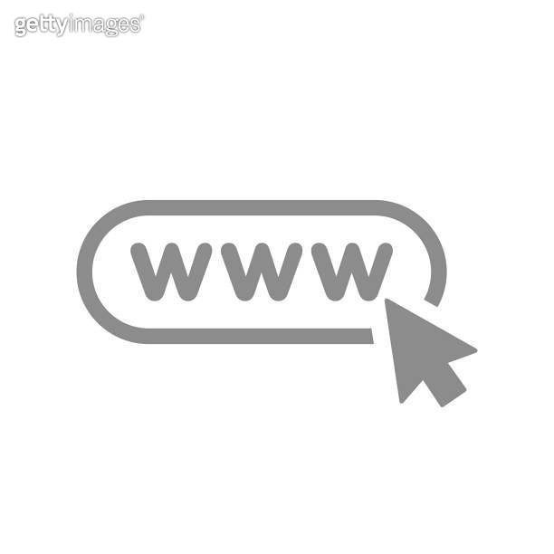 Www address bar and mouse arrow vector icon 이미지 (1481150747) 게티이미지뱅크