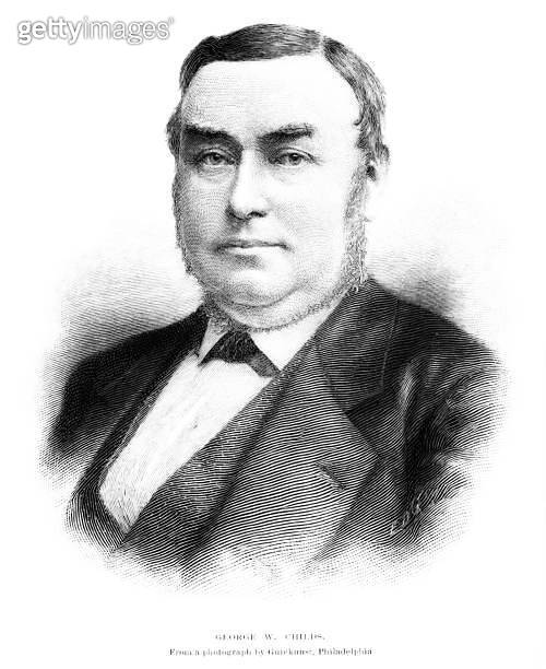 George William Childs Photo Portrait, Newspaper Publisher, Philadelphia ...