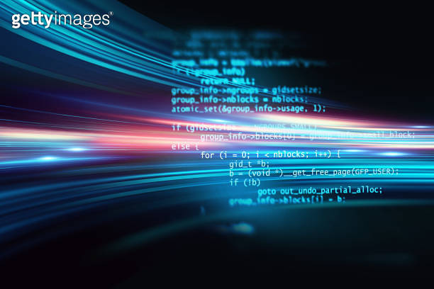 Programming code abstract technology background of software developer ...