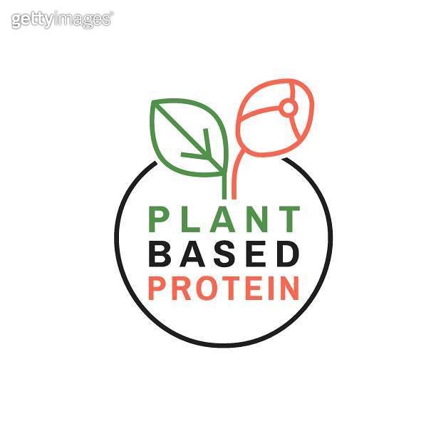 Plant based protein production. Editable vector illustration 이미지 ...