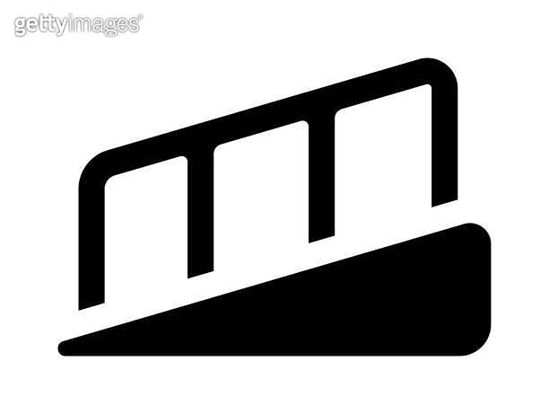 Switch Back Ramp Icon Wheelchair ramp ( barrier free ) vector icon illustration (1647654428 ...