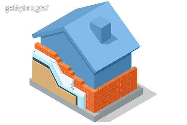 Fresh Look at Isometric Thermal External Insulation Brick Wall Homes Energy