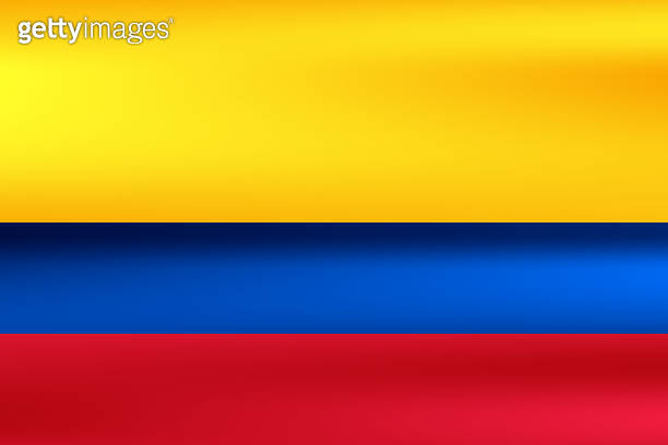 Flag of Colombia. Colombian national symbol in official colors ...