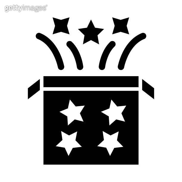 Magic Box Vector Glyph Icon For Personal And Commercial Use. 이미지 ...
