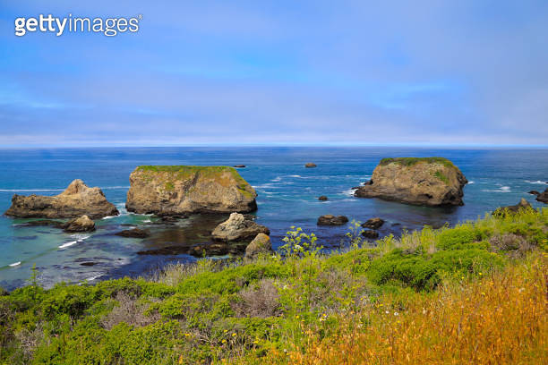King Rocks California Sea Rocks along the Northern California Coast 이미지 (1500708983) - 게티이미지뱅크