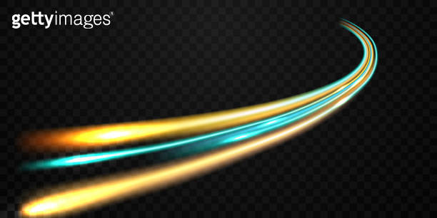 Abstract beautiful light line effect design vector illustration on ...