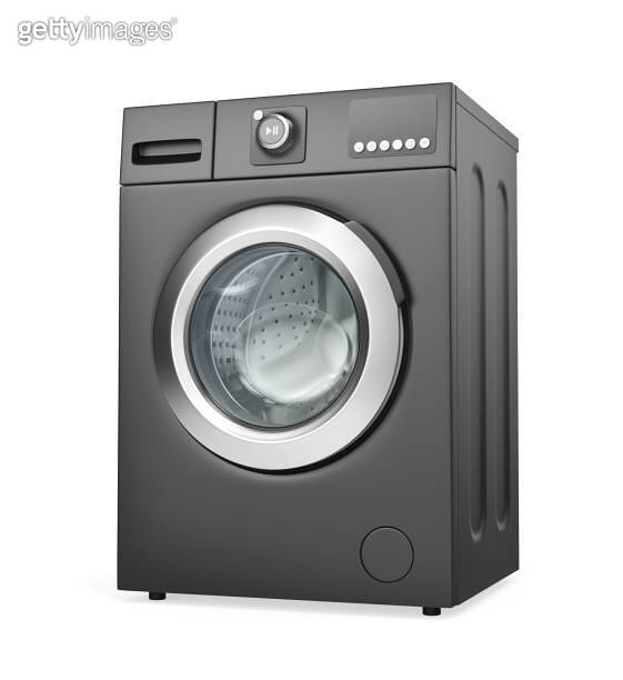 Black washing machine 이미지 (1830429457) 게티이미지뱅크
