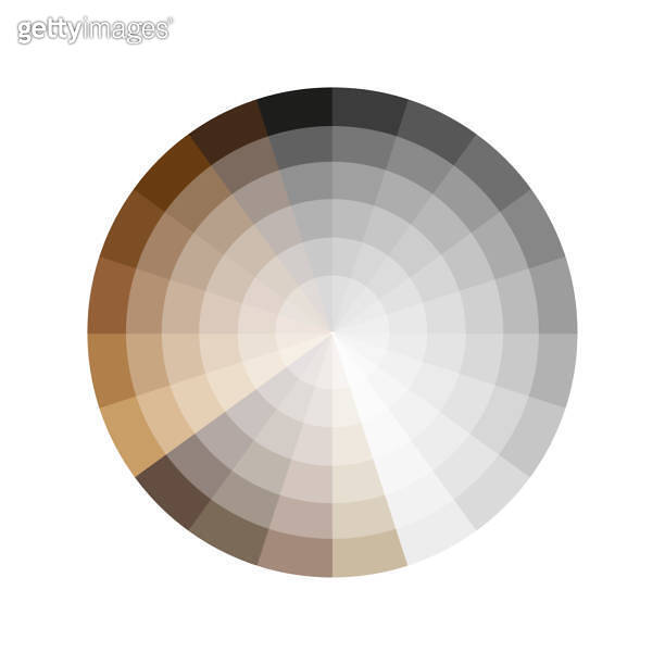 round color palette. Gradient color. Vector illustration. 이미지 ...