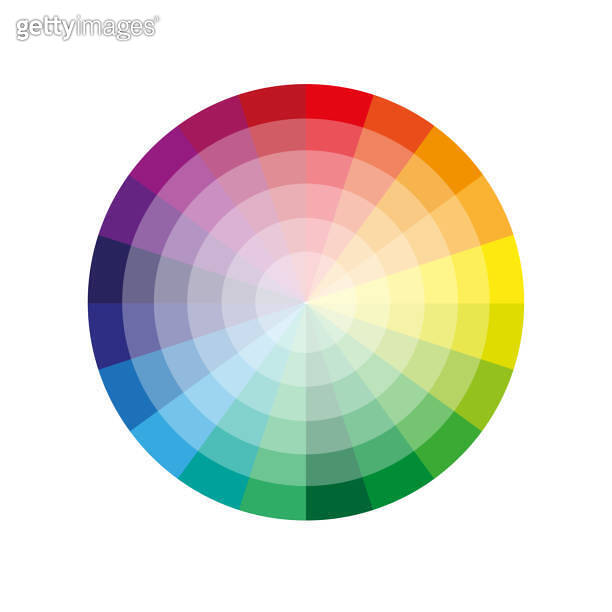 round color palette. Gradient color. Vector illustration. (1480217421 ...