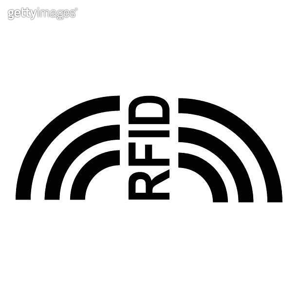 Radio Frequency Identification or RFID icon 이미지 (1639548210) 게티이미지뱅크