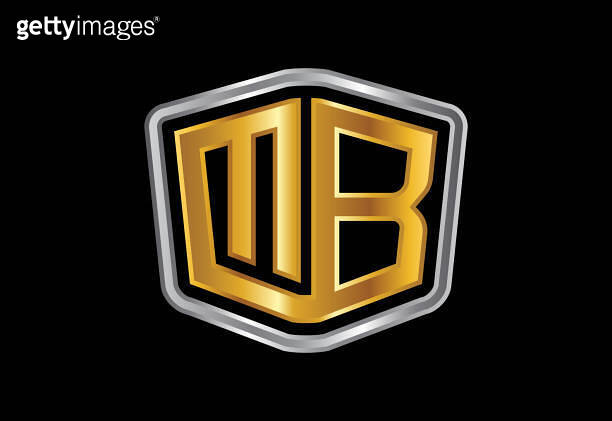 Initial Letter M B Logo Design Vector. Graphic Alphabet Symbol For ...
