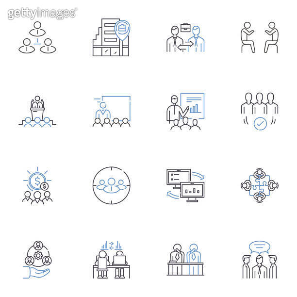 Confluent Icon Collection Coalition line icons collection. Unity, Partnership, Alliance ...