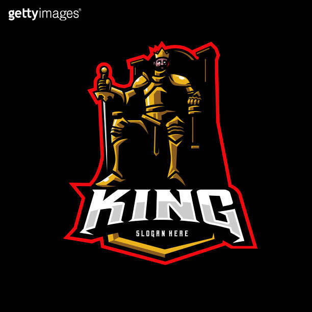 The king sits on the royal chair 이미지 (1804878404) 게티이미지뱅크