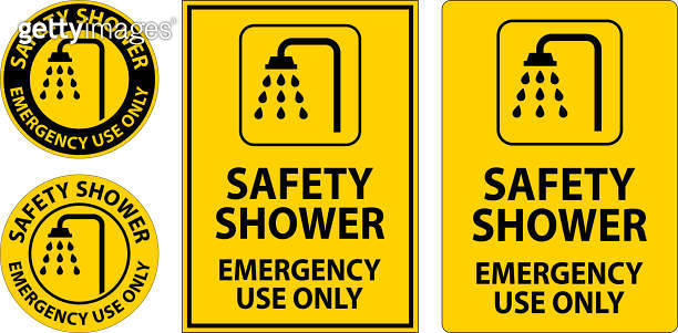 Safety Shower Sign, Safety Shower - Emergency Use Only 이미지 (1623986754 ...