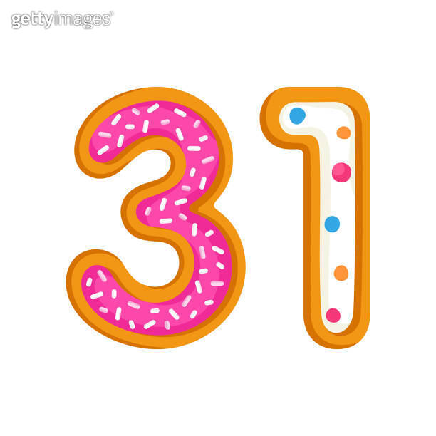 31-number-sweet-glazed-doughnut-vector-illustration-1710141073