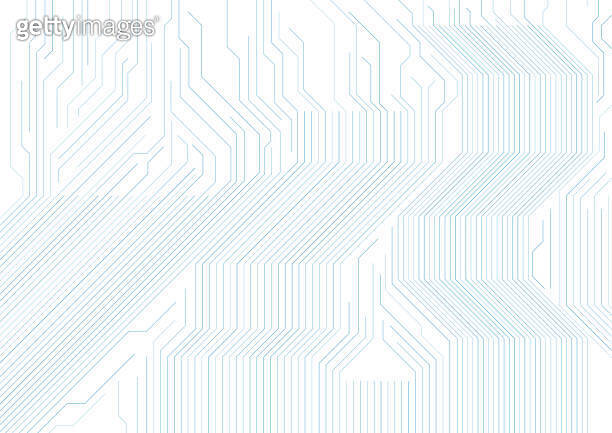 Blue circuit board lines abstract technology geometric background 이미지 ...