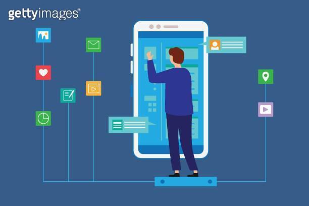 online social communication applications UX Design 이미지 (1542452685 ...