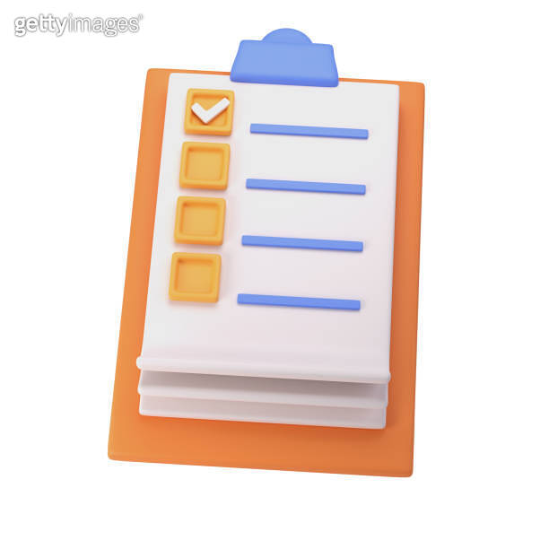 Orange Task Images 3d white clipboard icon task management todo check list on orange plane ...