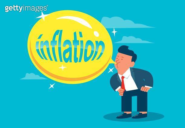 Risk of inflation or explosion, business growth, economic or stock ...