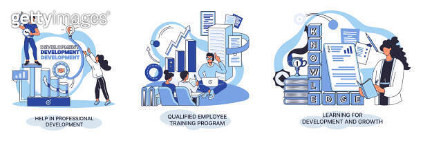 Help in professional development. Qualified employee training program ...