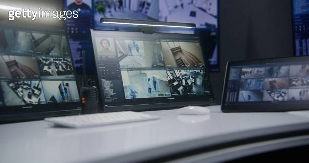 Use Computer Monitor For Security Camera Footage of surveillance CCTV cameras displayed on computer monitors and ...