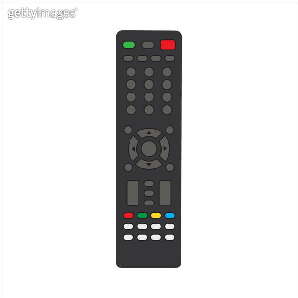 TV remote control device isolated on white background. 이미지 (1477782141