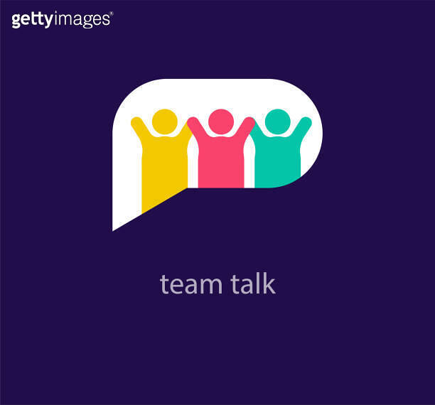 Creative Team Talk Logo Design 1486881664 