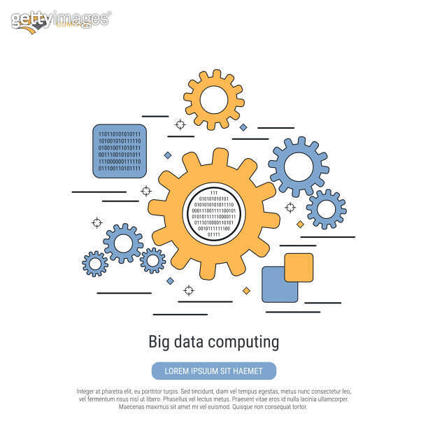 Big data computing vector concept 이미지 (1484934887) - 게티이미지뱅크