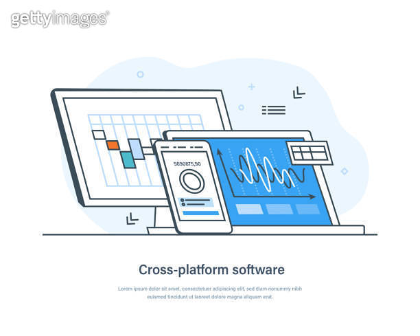 Cross platform software operating system and web development 이미지 ...