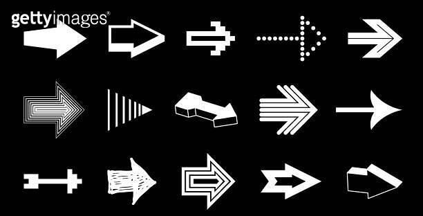 Arrows vector big set of different shapes styles and concepts, cursors ...