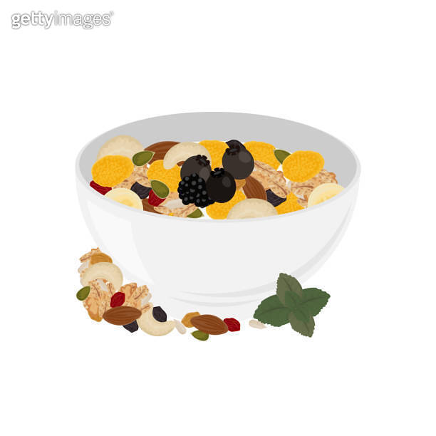 Healthy Breakfast Granola cereal 이미지 (1779759959) 게티이미지뱅크
