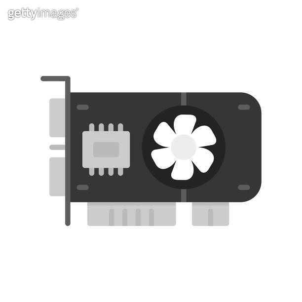 Graphic Card Icon 이미지 (1713206296) 게티이미지뱅크