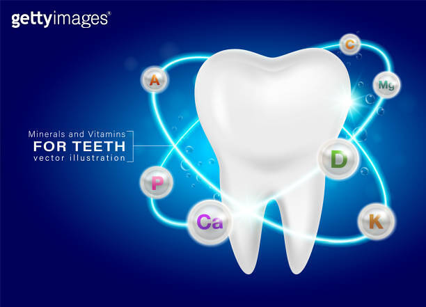 Minerals and Vitamins for Teeth 이미지 (1802242589) - 게티이미지뱅크