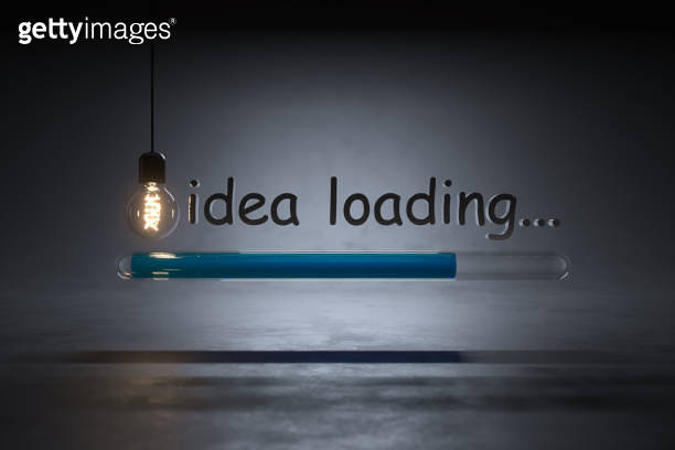 Idea loading concept suitable for business presentation progress bar ...