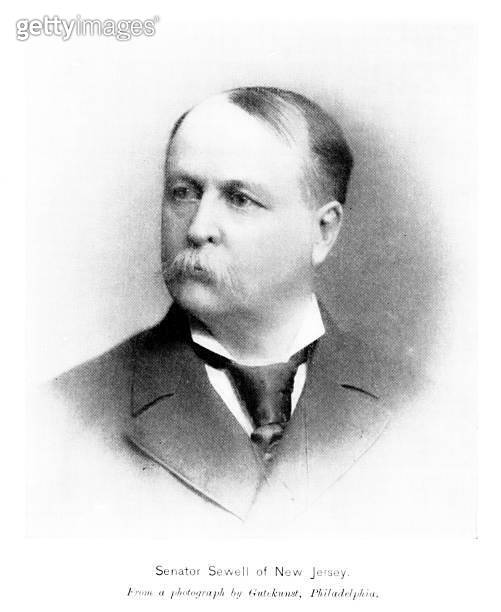 William Joyce Sewell Photo Portrait, United States Senator from New