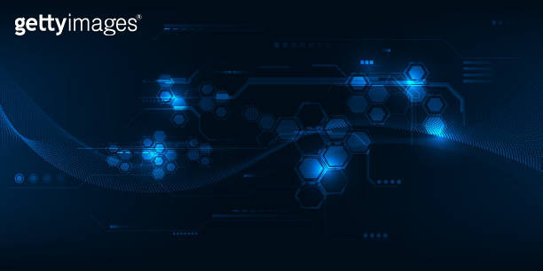 Vector illustrations of digital innovations and technology horizontal