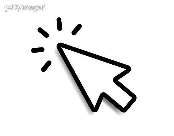 Mouse click cursor set. Hand Cursor. Click icon. Mouse pointer set ...