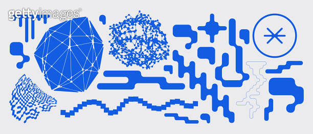 Simple Pen Bitmap Blue Pixel Art Bitmap Simple Element 이미지 (2152815218) - 게티이미지뱅크