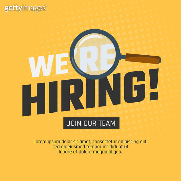 Job vacancy advertising template, hiring banner, poster, flyer, social ...