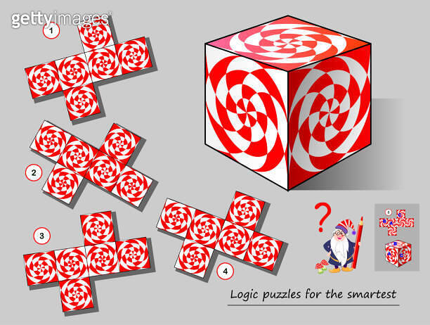 Logic Puzzles Using Spatial Directions Logic puzzle game for smartest. Need to find the template which matches ...