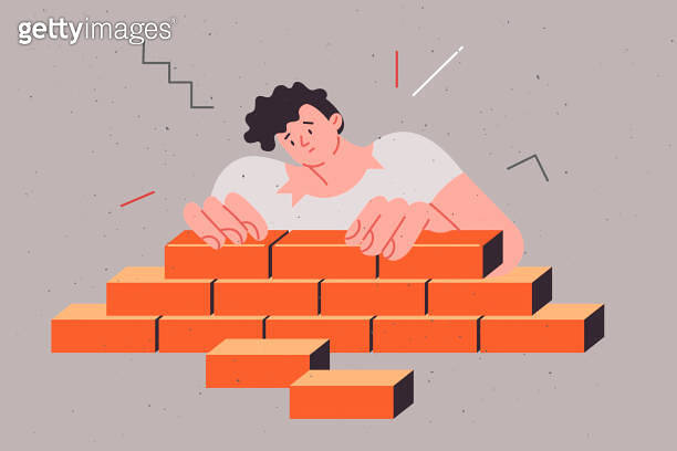 Pyramid Block Work Boy builds pyramid using bricks, showing architectural potential and ...