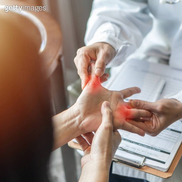 Trigger finger, locking finger or stenosing tenosynovitis disorder with painful joint thumb area