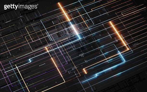 Getty Images Computer Processing 3D rendering abstraction computer processor technology background,big ...