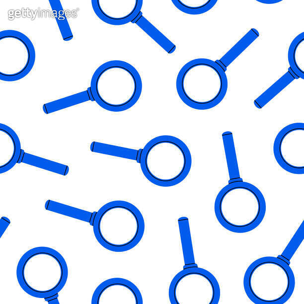 Magnifying glass seamless pattern 이미지 (2158458242) - 게티이미지뱅크