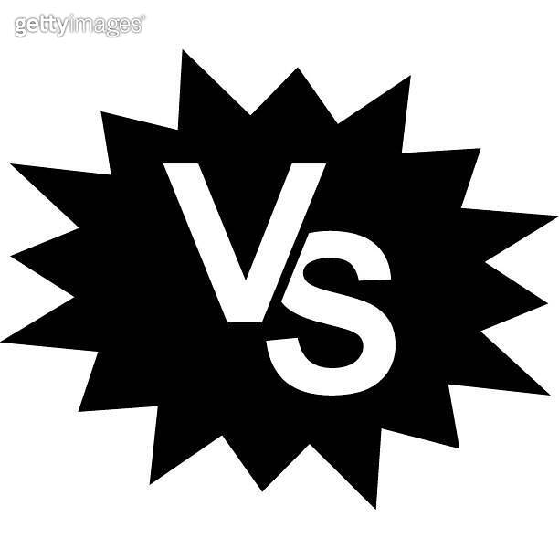 VS Sign. Versus Battle Icon. Simple VS Logo. Vector Illustration ...